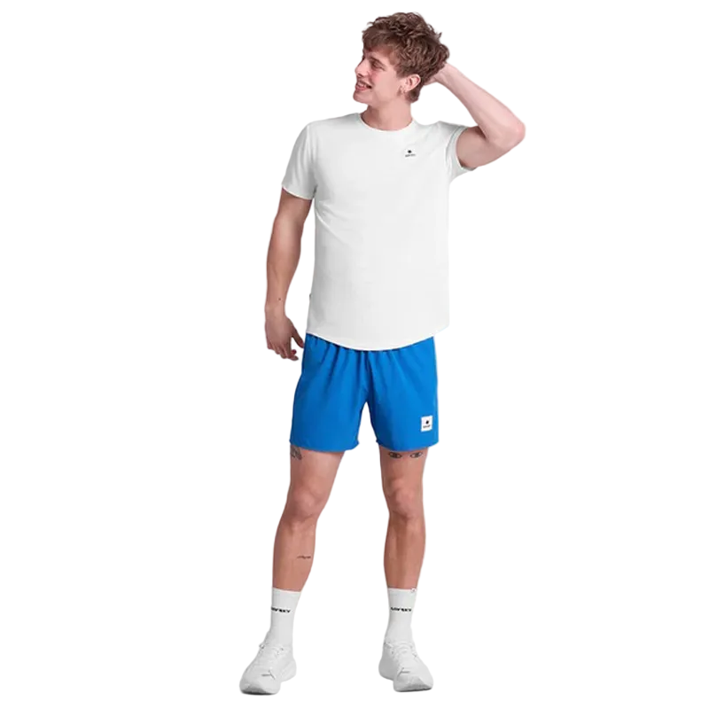 Saysky - Zig Zag Pace Shorts 5'' - Blue Zig Zag - Men's