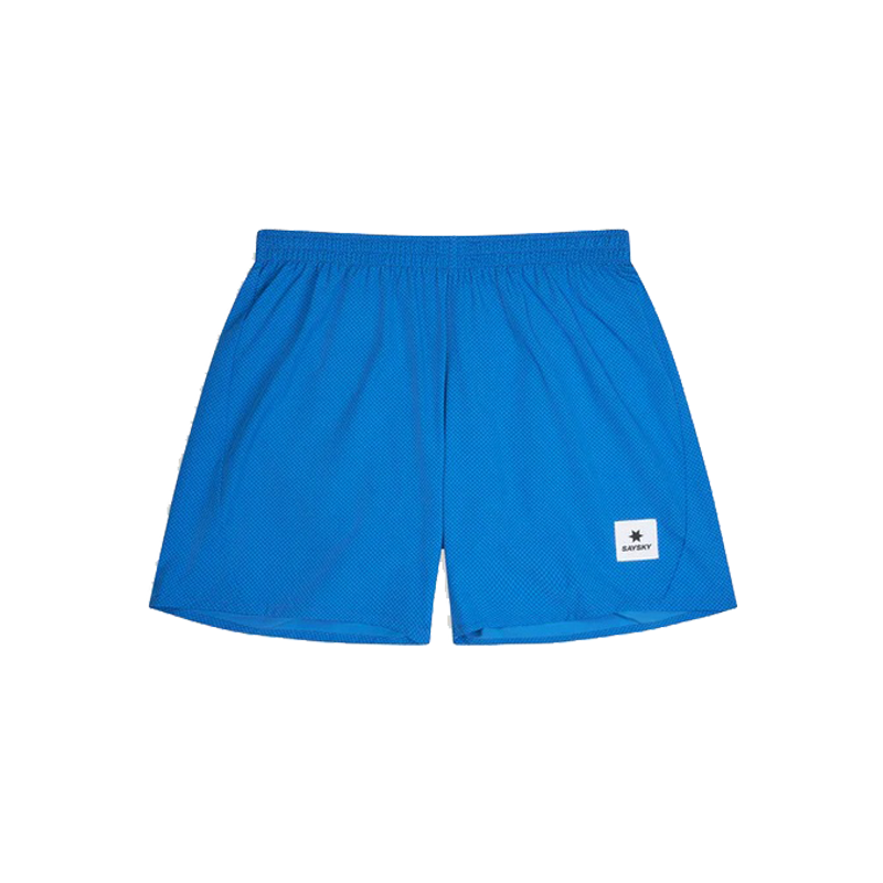 Saysky - Zig Zag Pace Shorts 5'' - Blue Zig Zag - Men's