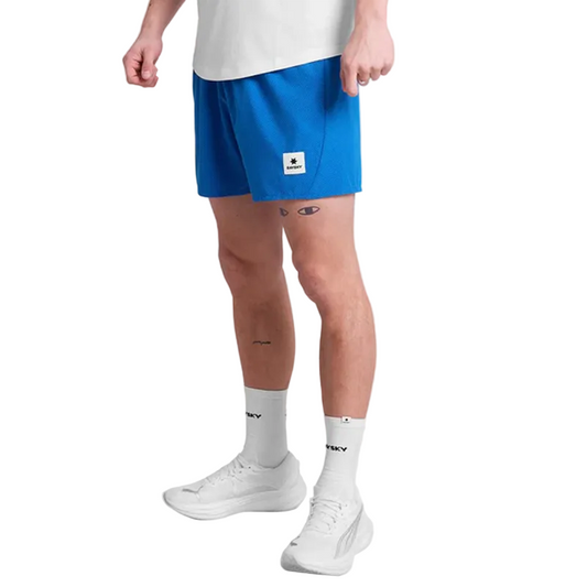 Saysky - Zig Zag Pace Shorts 5'' - Blue Zig Zag - Men's