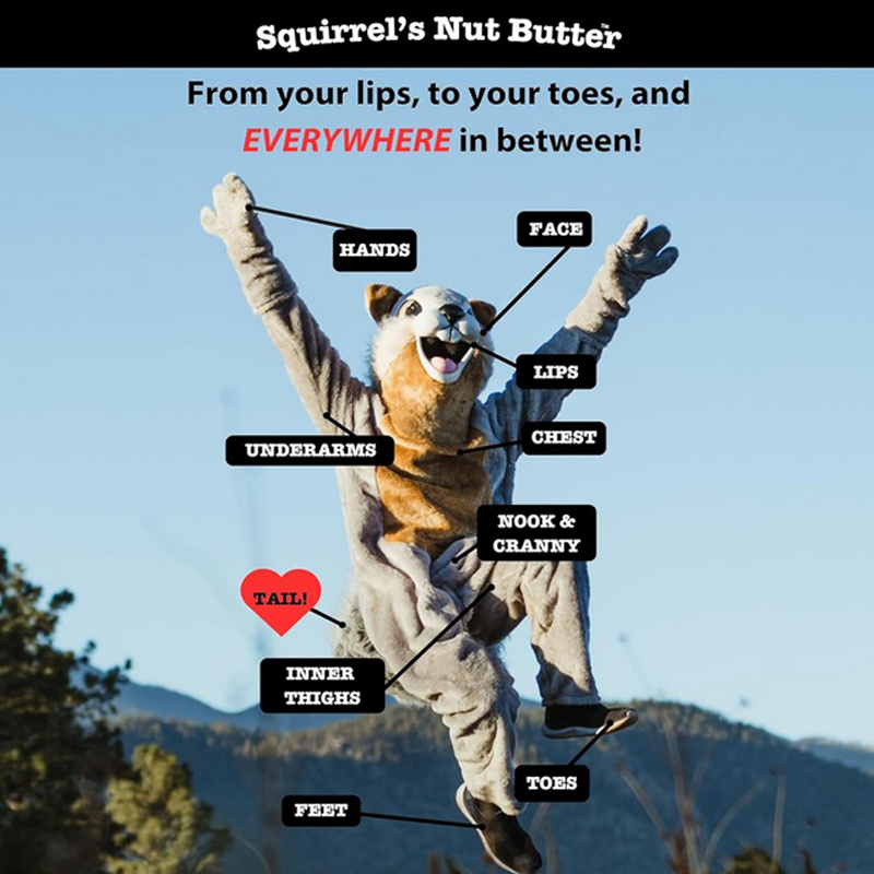 Squirrel's Nut Butter - Anti-Chafe & Skin Repair Original - 0.5oz Stick