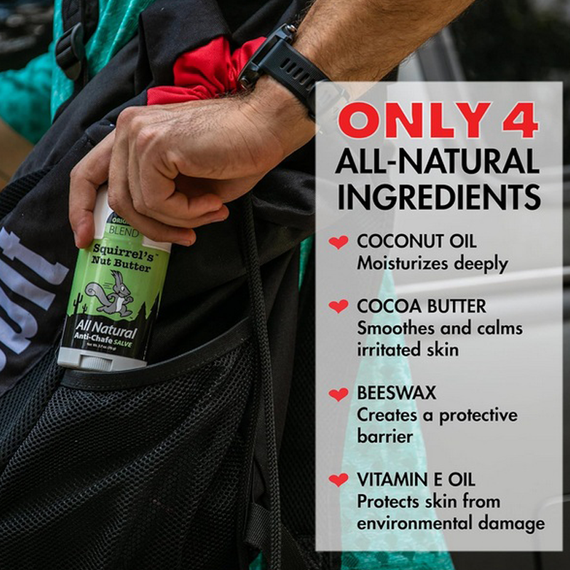 Squirrel's Nut Butter - Anti-Chafe & Skin Repair Original - Adventure Pack 9ml