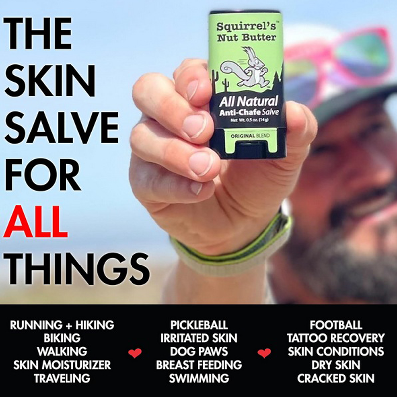 Squirrel's Nut Butter - Anti-Chafe & Skin Repair Original - Adventure Pack 9ml