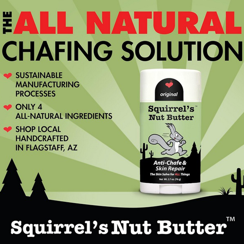 Squirrel's Nut Butter - Anti-Chafe & Skin Repair Original - Adventure Pack 9ml