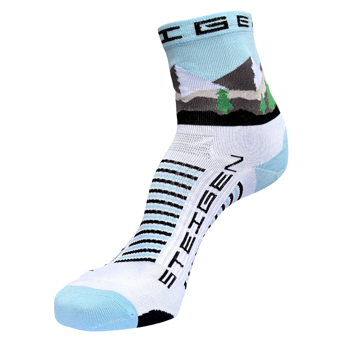 Steigen - 1/2 Length Running Socks - Alpine Ridge