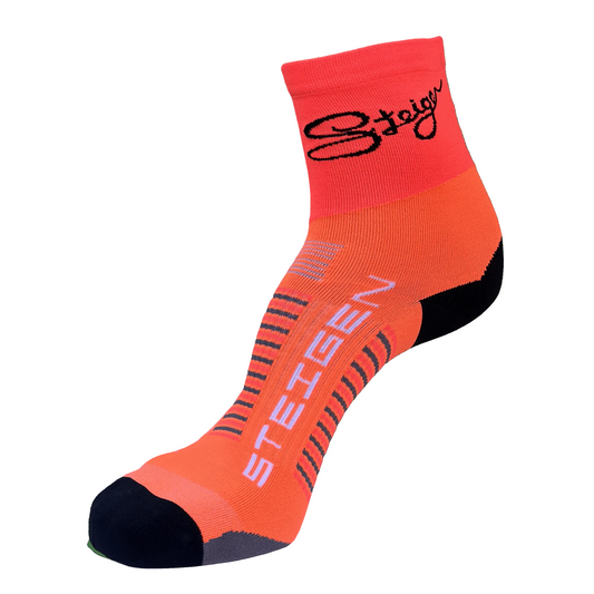 Steigen - 1/2 Length Running Socks - Fizzy Orange
