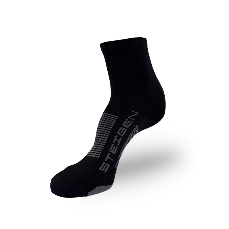 Steigen - 1/2 Length Running Socks - School Black