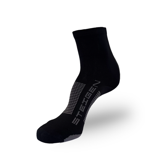 Steigen - 1/2 Length Running Socks - School Black