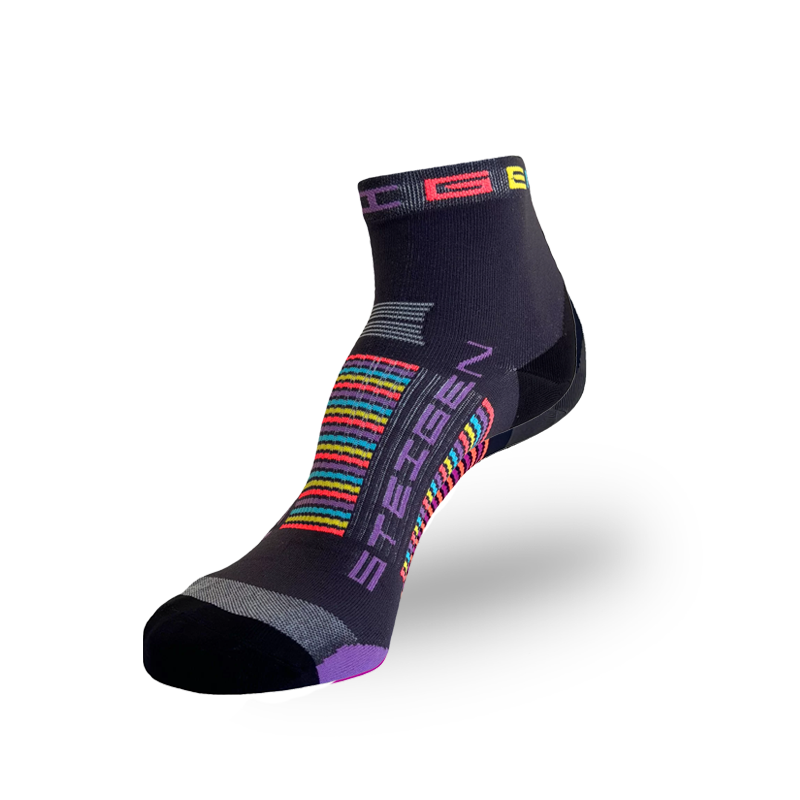 Steigen - 1/4 Length Running Socks - Grey