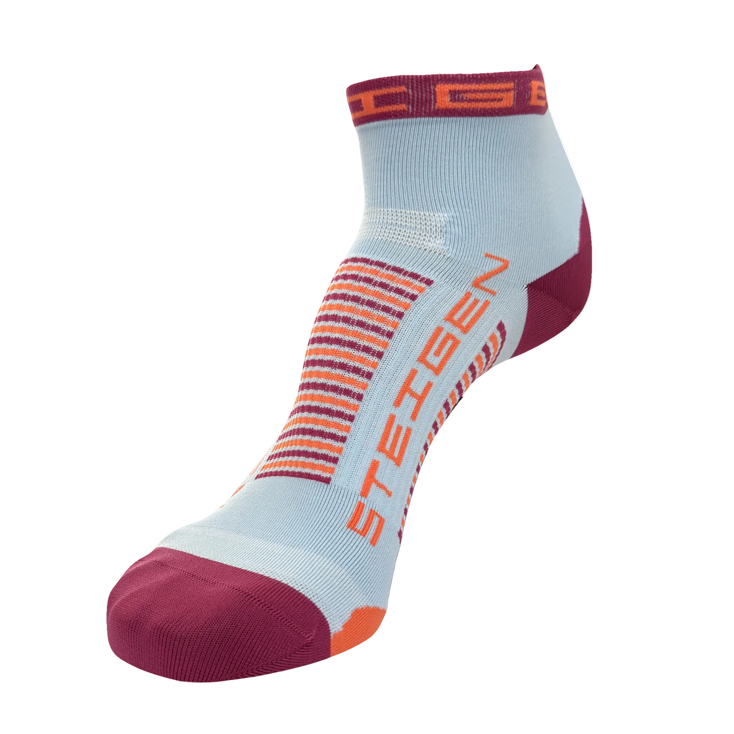 Steigen - 1/4 Length Running Socks - Skyfire