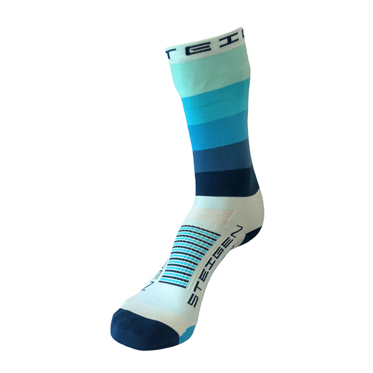Steigen - 3/4 Length Running Socks - Fading Blue