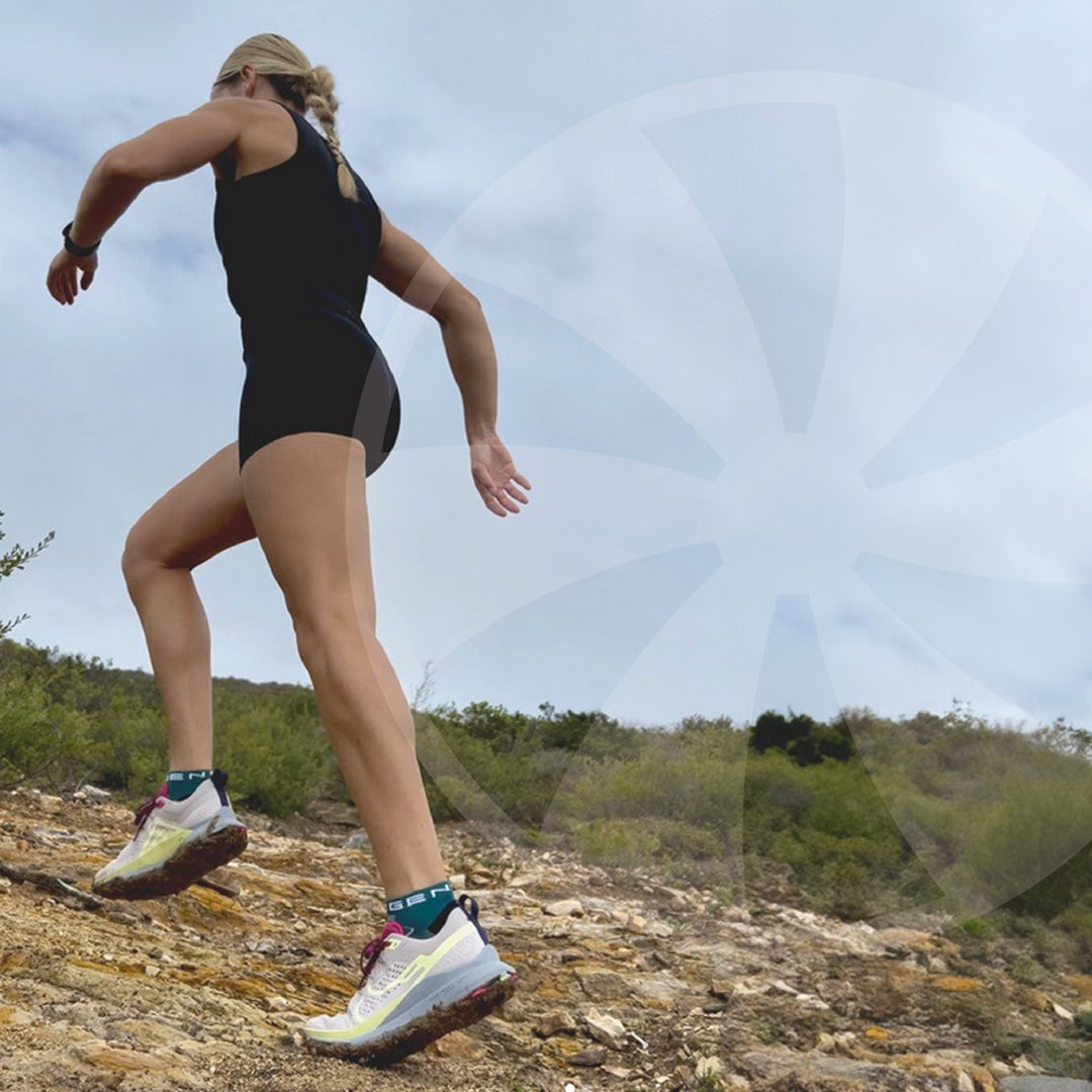 Steigen - 3/4 Length Running Socks - The Belle