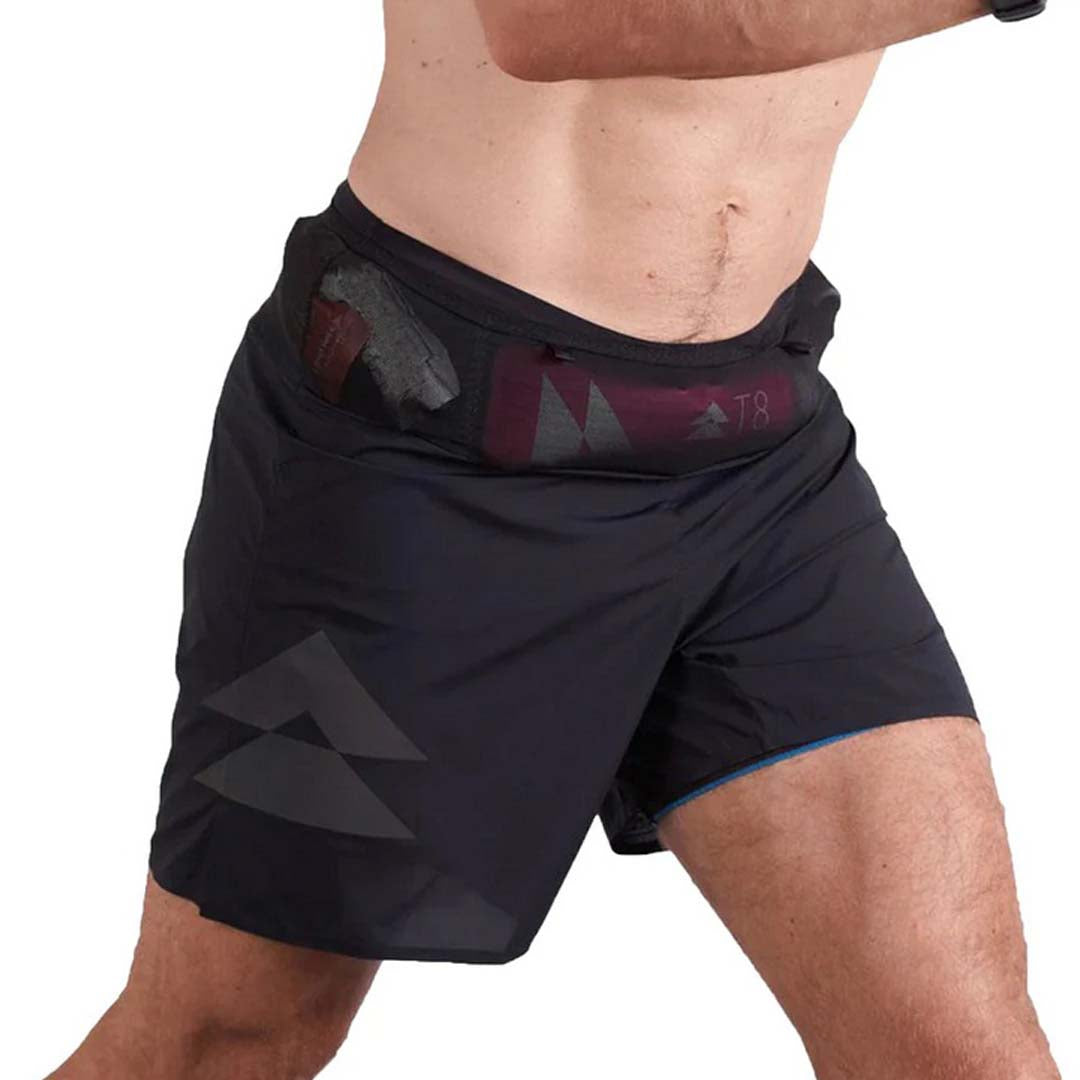 Red Dot Running Company - T8 - Sherpa Shorts V2 - Burgundy - Men's