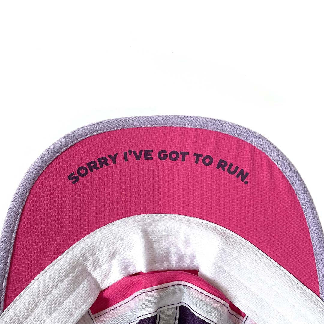 Pink Trackpoint Caps Red Dot Running Company - T8 - Trail Cap - Pink Plum