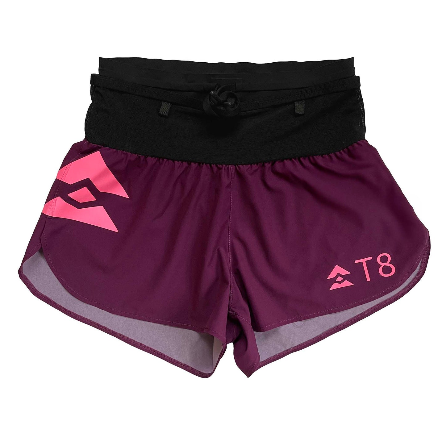 T8 - Sherpa Shorts V2 - Burgundy - Women's