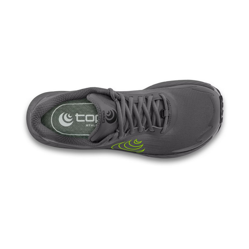 Topo Athletic - MTN Racer 4 - Grey/Lime - Men's