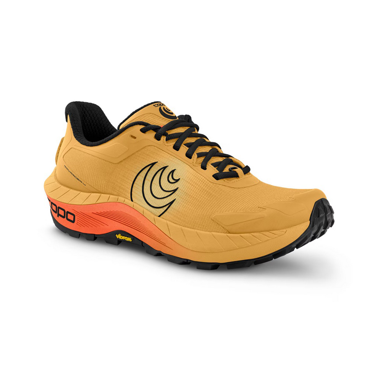Topo Athletic - MTN Racer 4 - Mango/Black - Men's