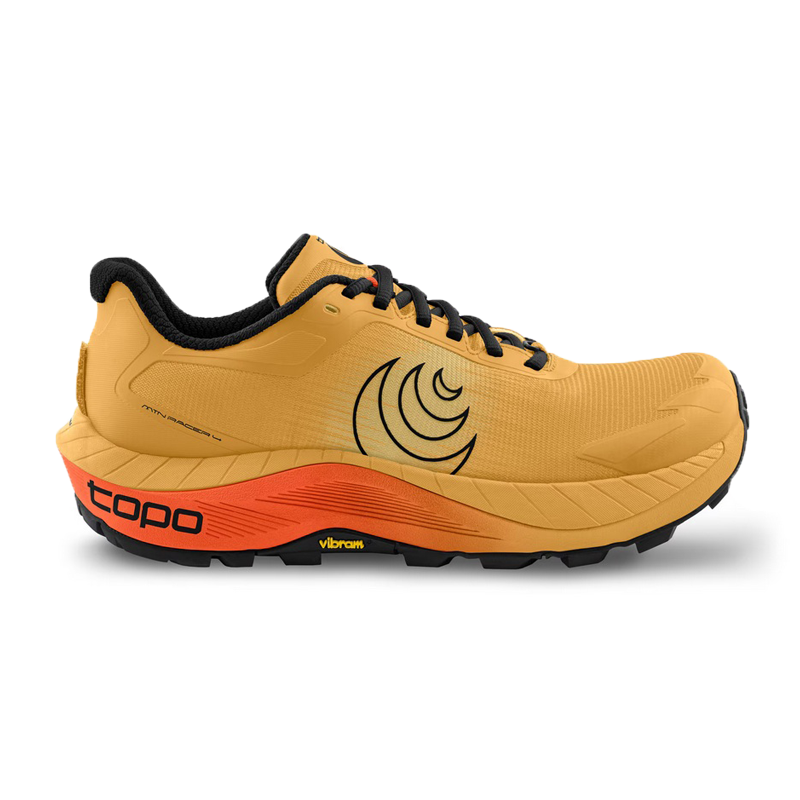 Topo Athletic - MTN Racer 4 - Mango/Black - Men's