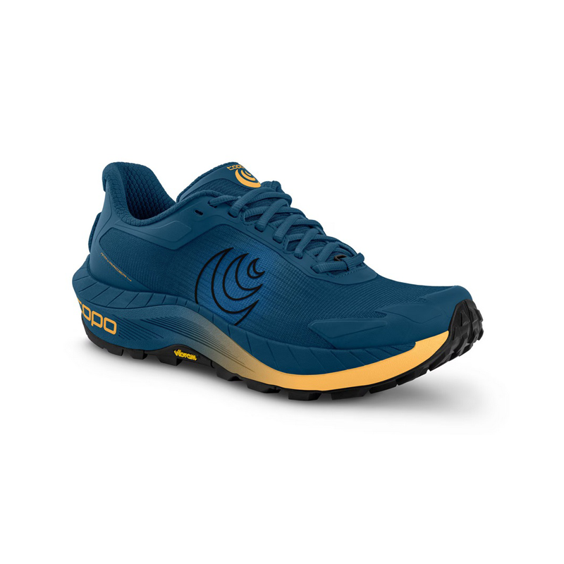 Topo Athletic - MTN Racer 4 - Navy/Orange - Men's