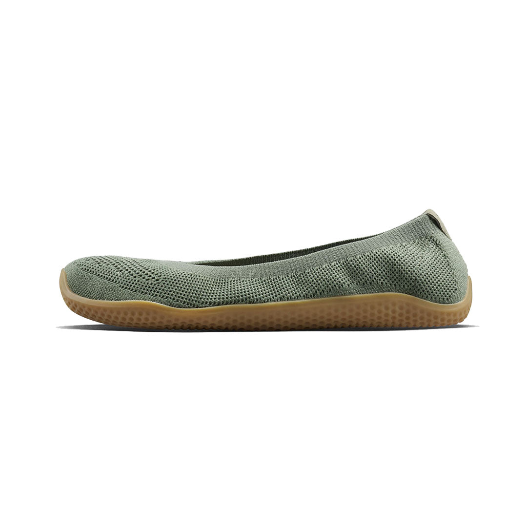 Vivobarefoot - Asana Yin Ballerina Knit - Dusty Green - Women's