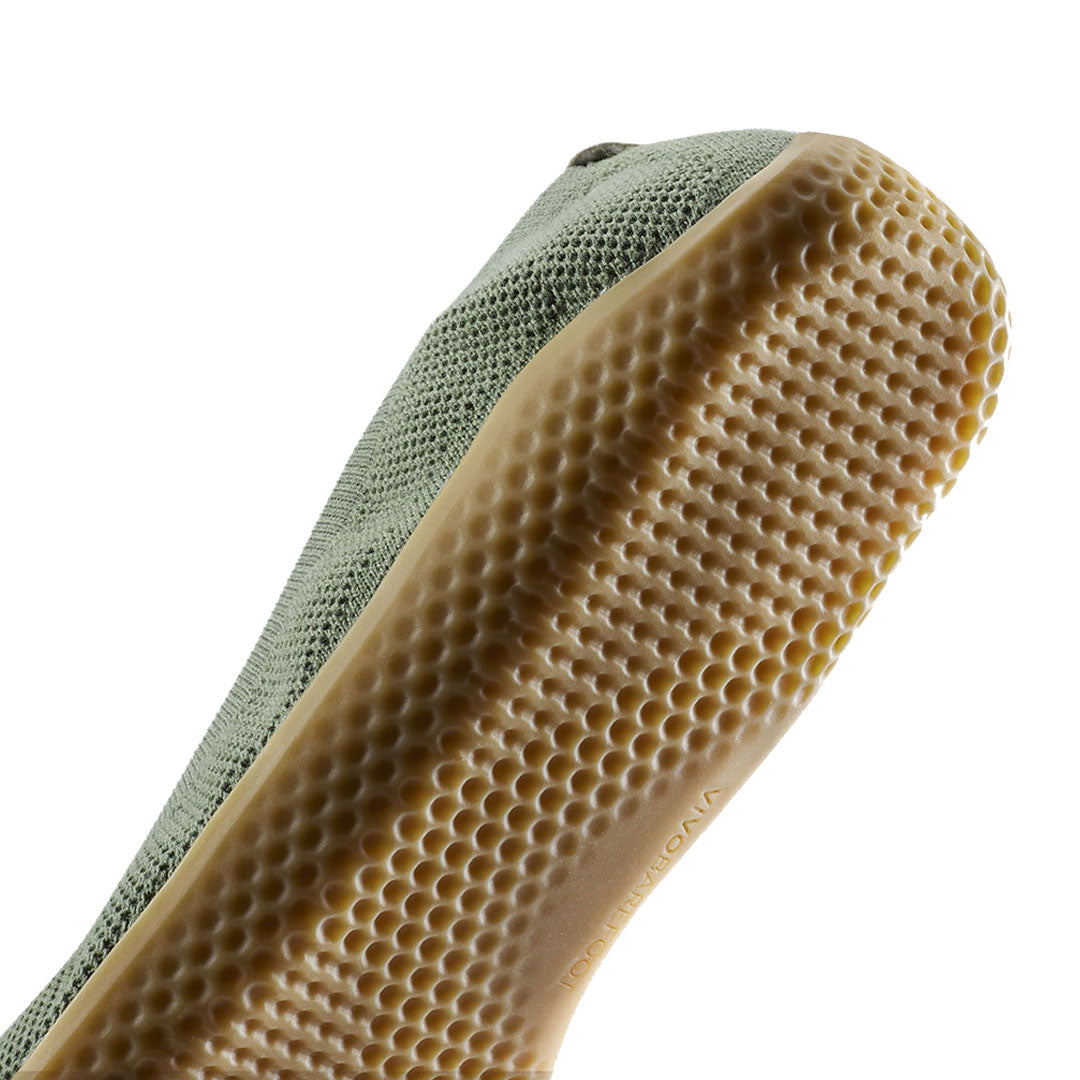 Vivobarefoot - Asana Yin Ballerina Knit - Dusty Green - Women's
