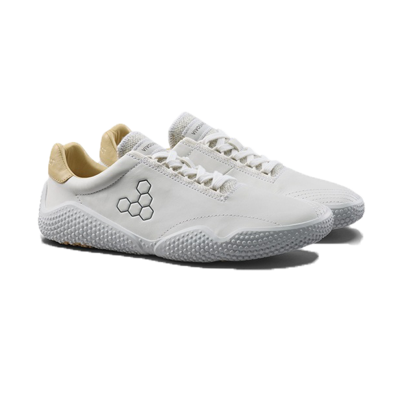 Vivobarefoot - Motus Studio Sneaker Leather - Bright White - Women's