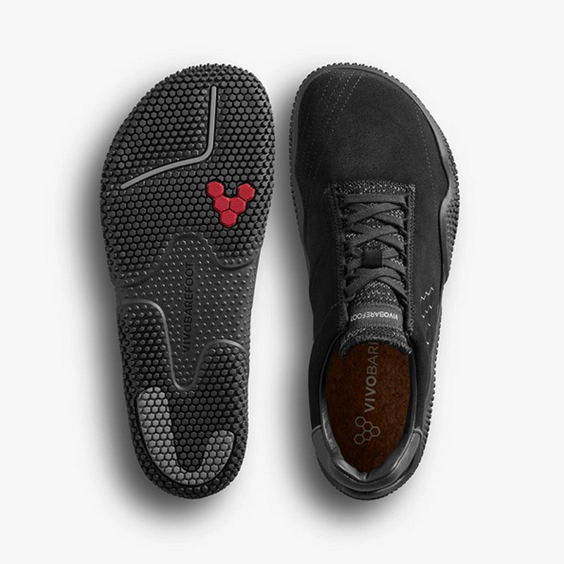 Vivobarefoot - Motus Studio Sneaker Leather - Obsidian - Men's