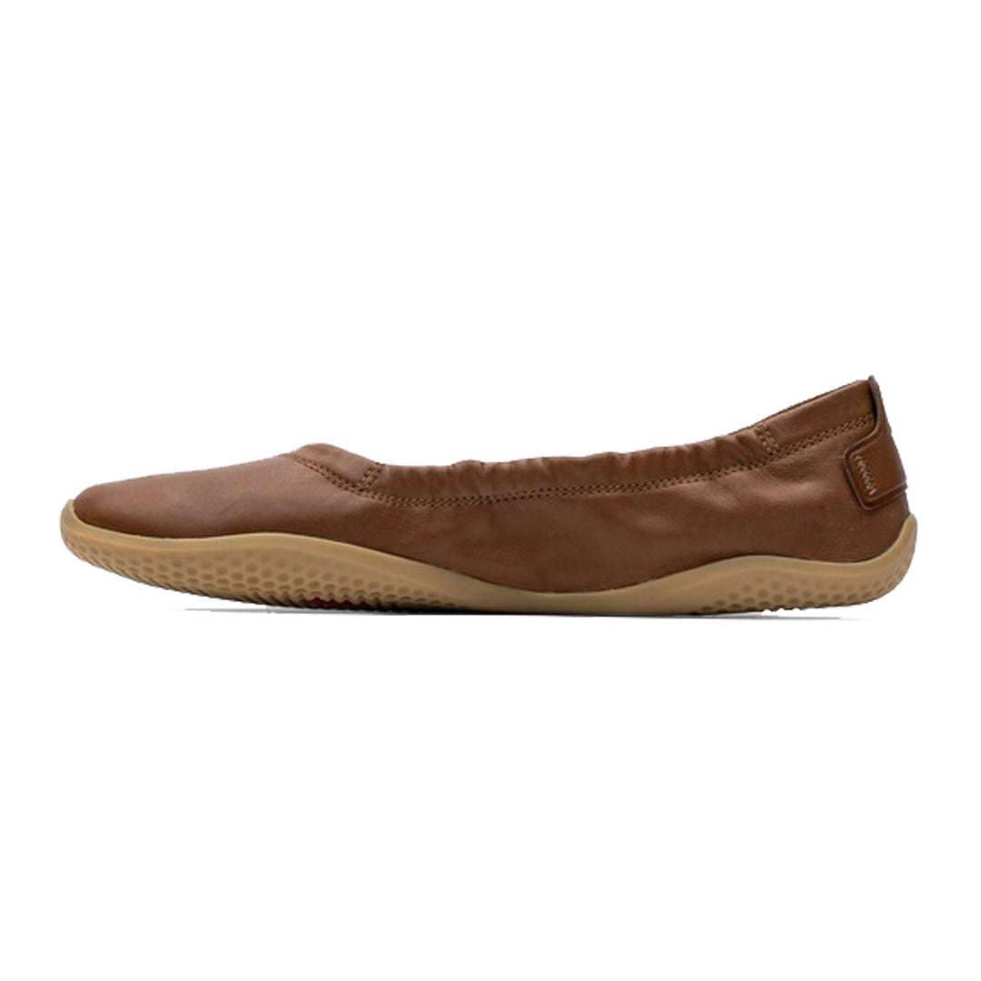 Vivobarefoot - Asana Yin Ballerina Leather - Tan - Women's