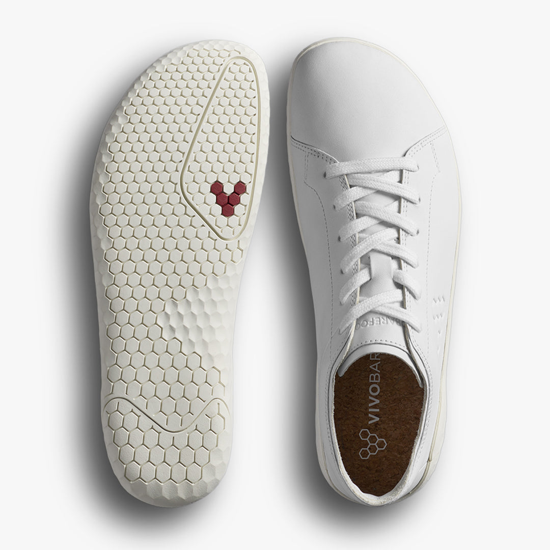 Vivobarefoot - Geo Court IV - Bright White - Women's
