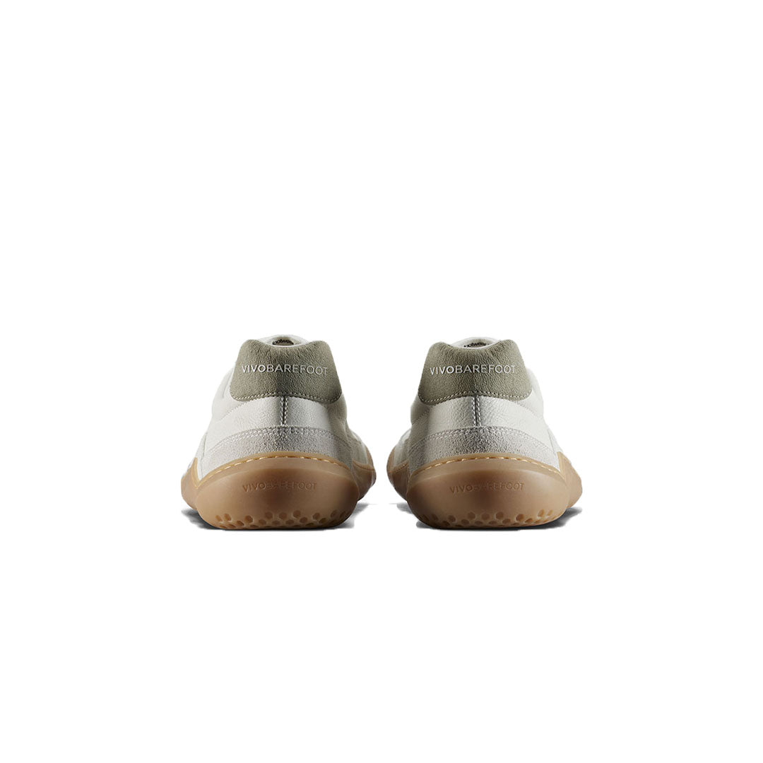 Vivobarefoot - Gobi II Sneaker Premium Leather - Limestone/Dusty Green - Women's