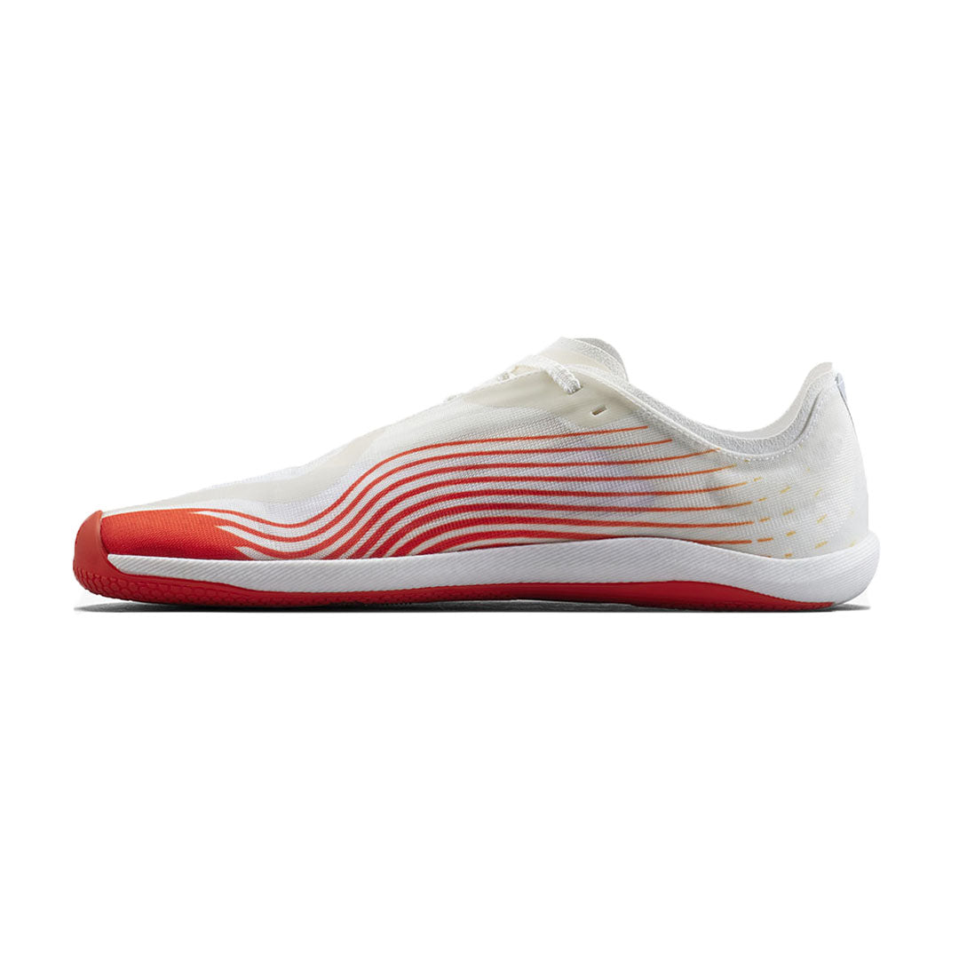 Vivobarefoot - Primus Flow - Bright White/ Neon Orange - Women's