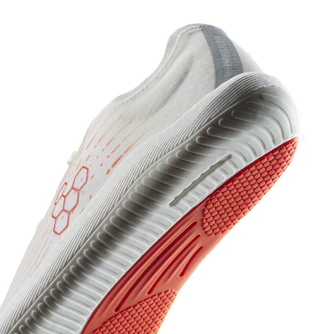 Vivobarefoot - Primus Flow - Bright White/ Neon Orange - Women's