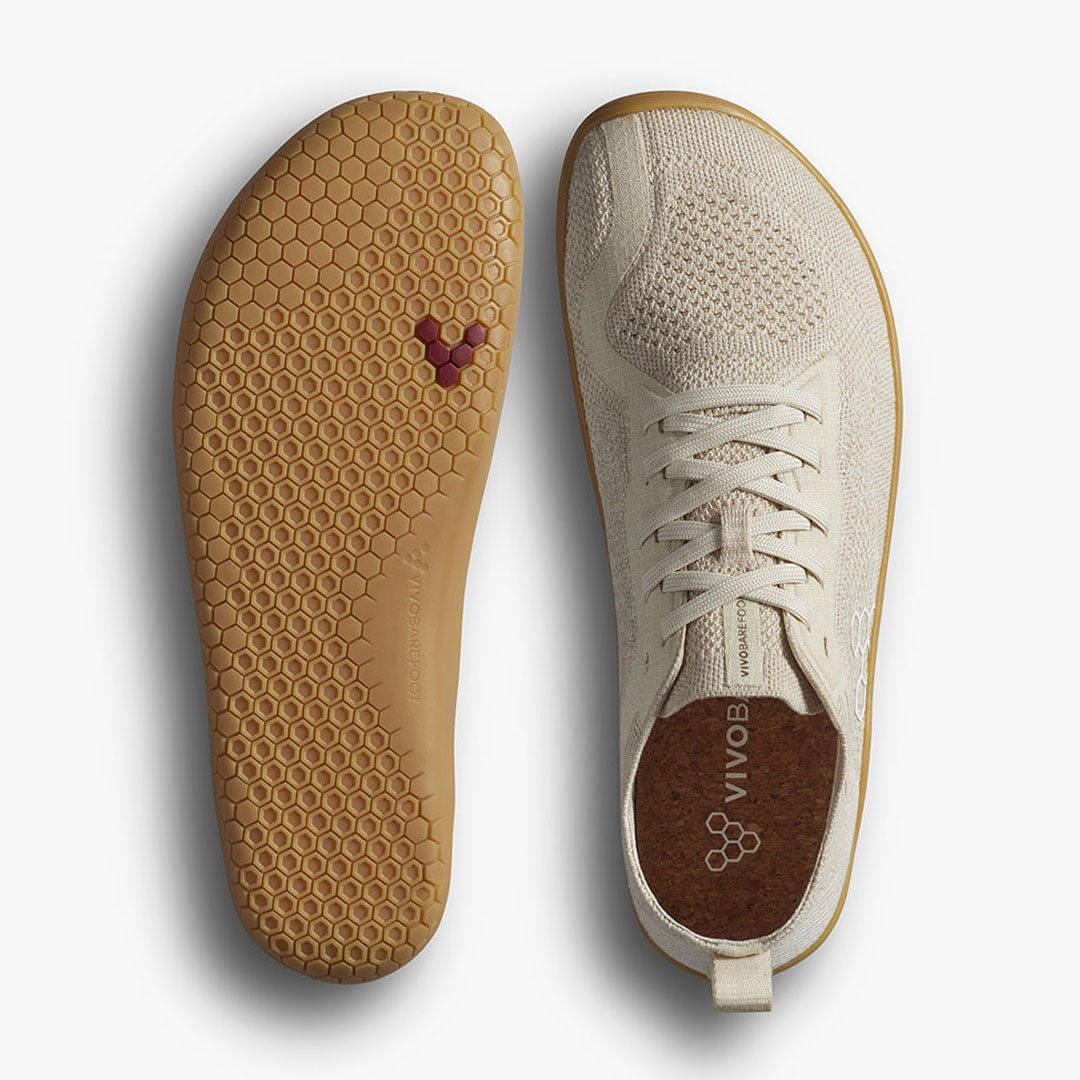 Vivobarefoot - Primus Lite Knit  Natural - Coconut - Women's