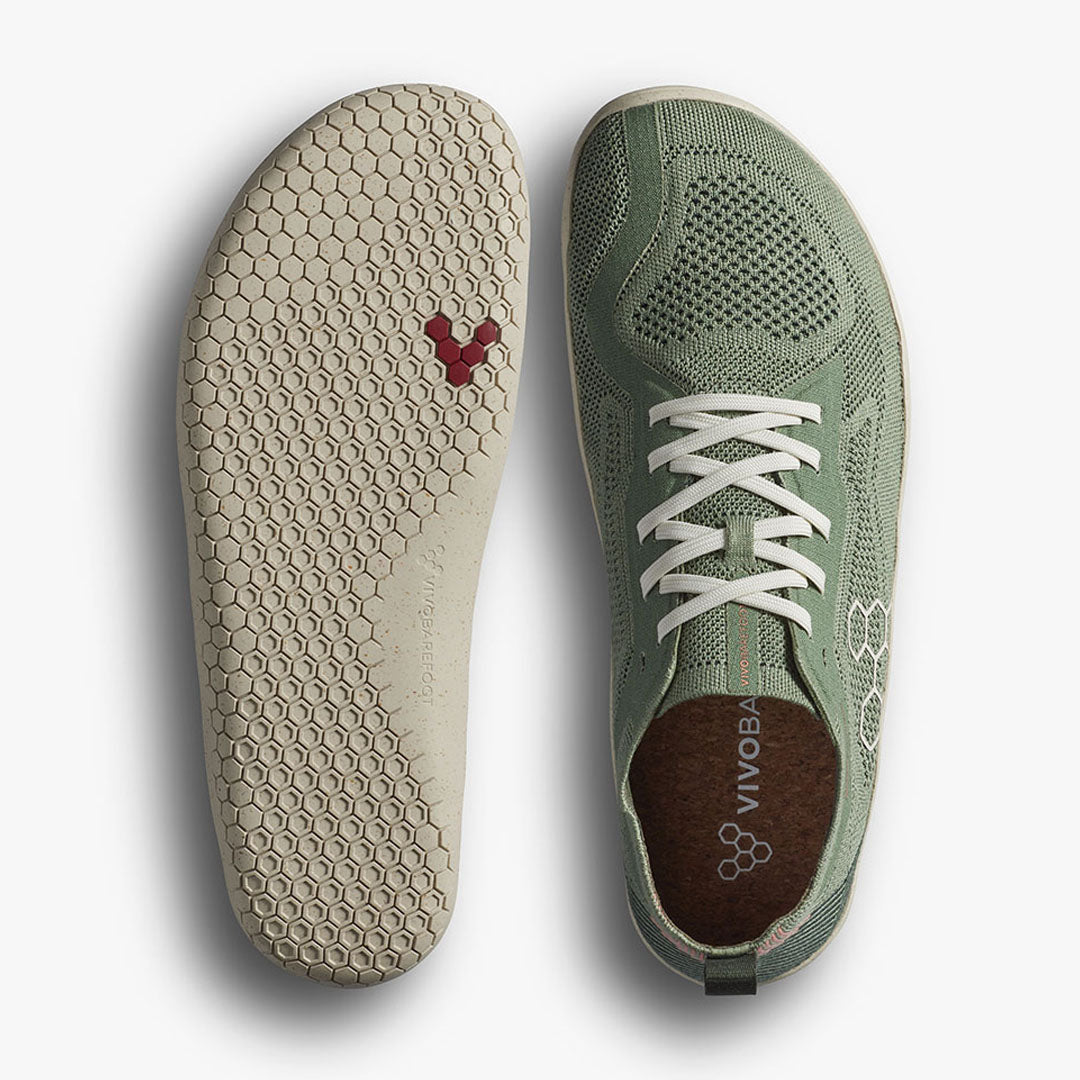 Vivobarefoot - Primus Lite Knit Natural - Dusty Green - Men's