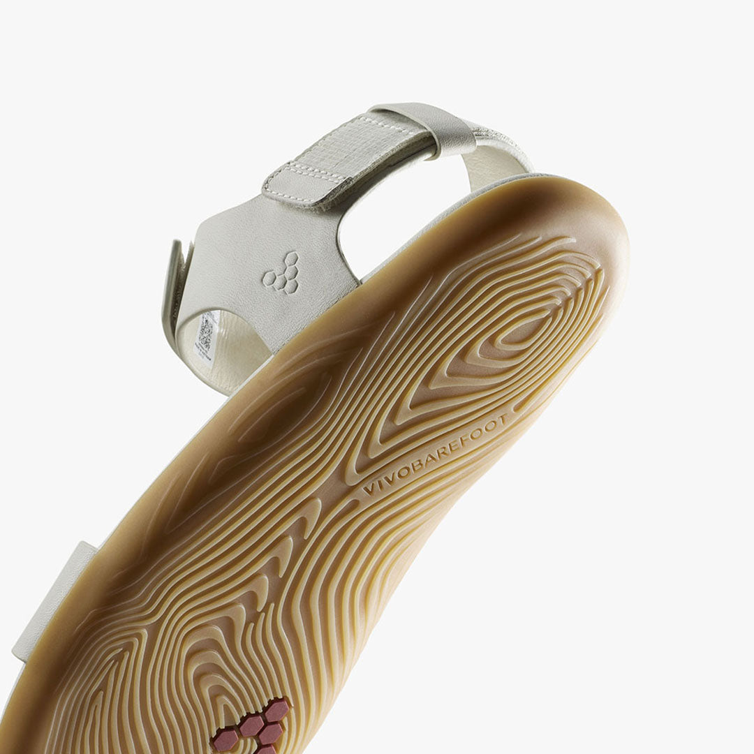 Vivobarefoot - Sensus Yin Sandal - Vaporous Grey Leather - Women's