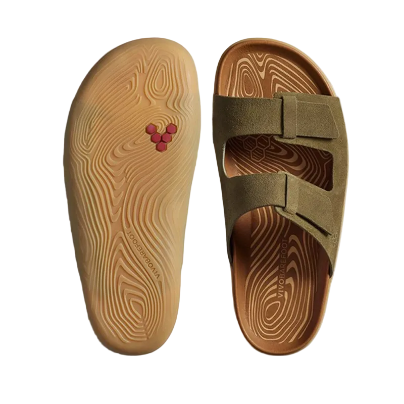 Vivobarefoot - Sensus Yin Slide - Dark Olive - Women's