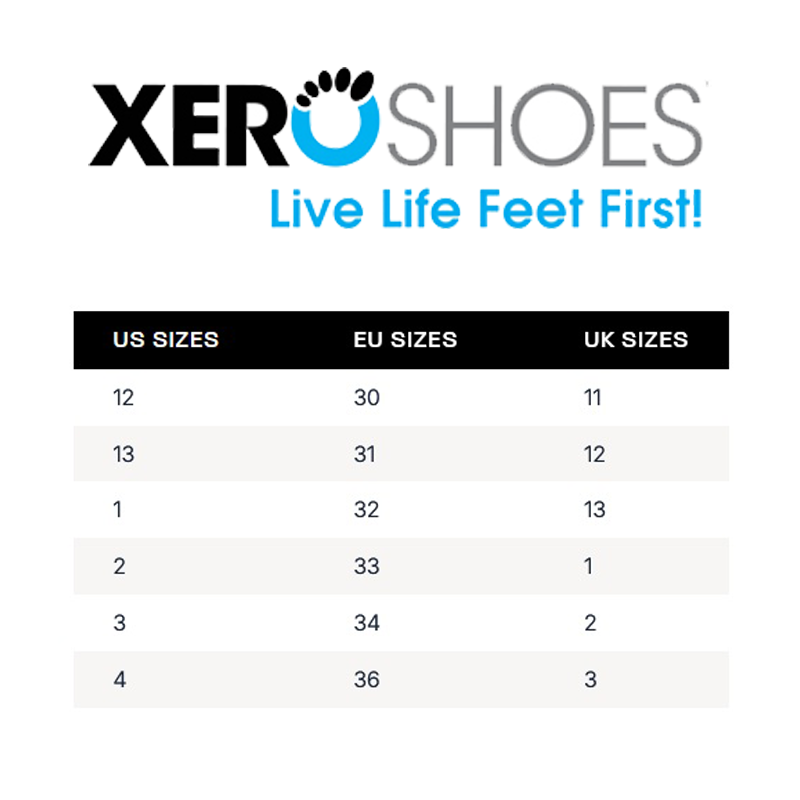 Xero Shoes - Prio - Black/White - Youth