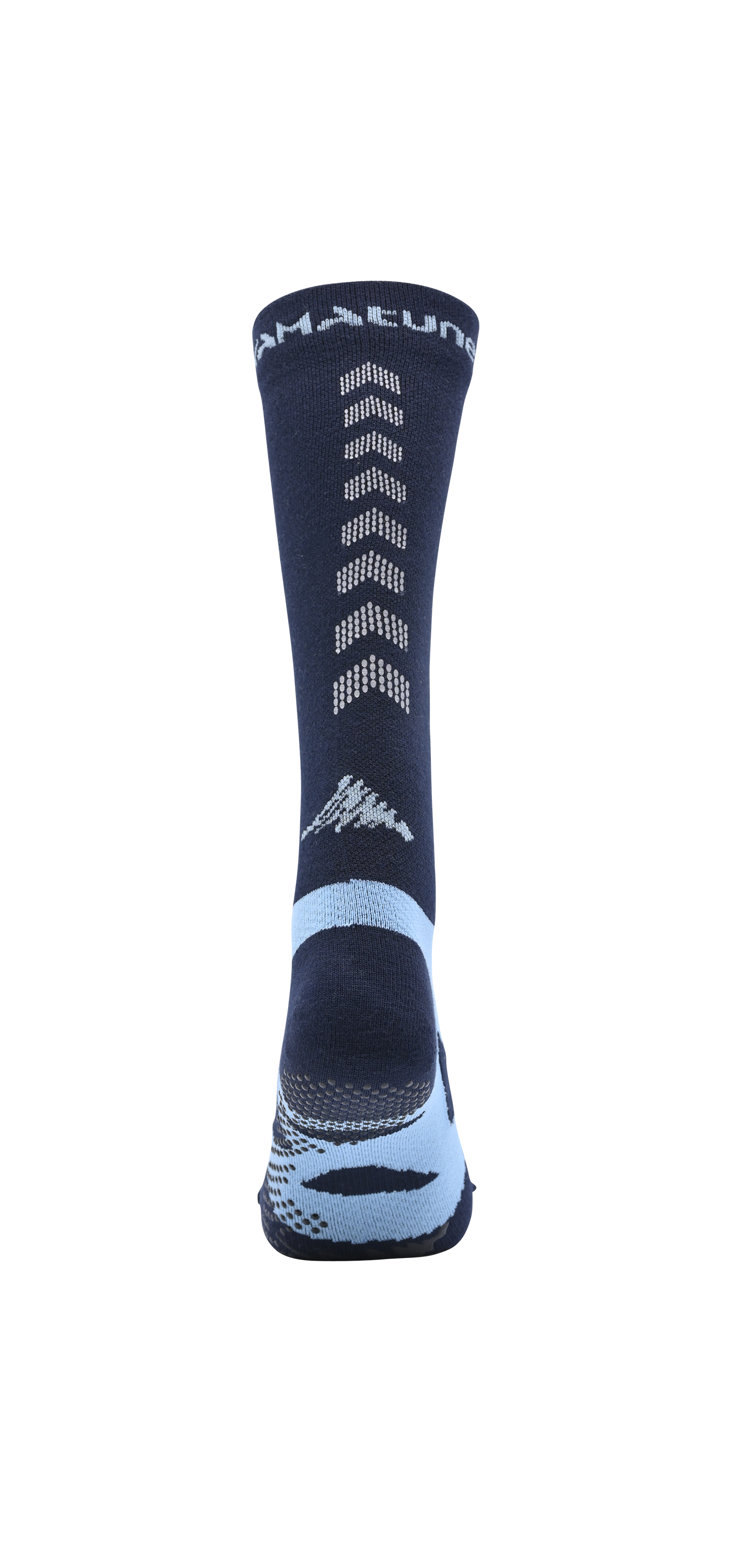 YAMAtune - Spider-Arch Compression - Long Socks - Non-Slip Dots - Navy/Blue
