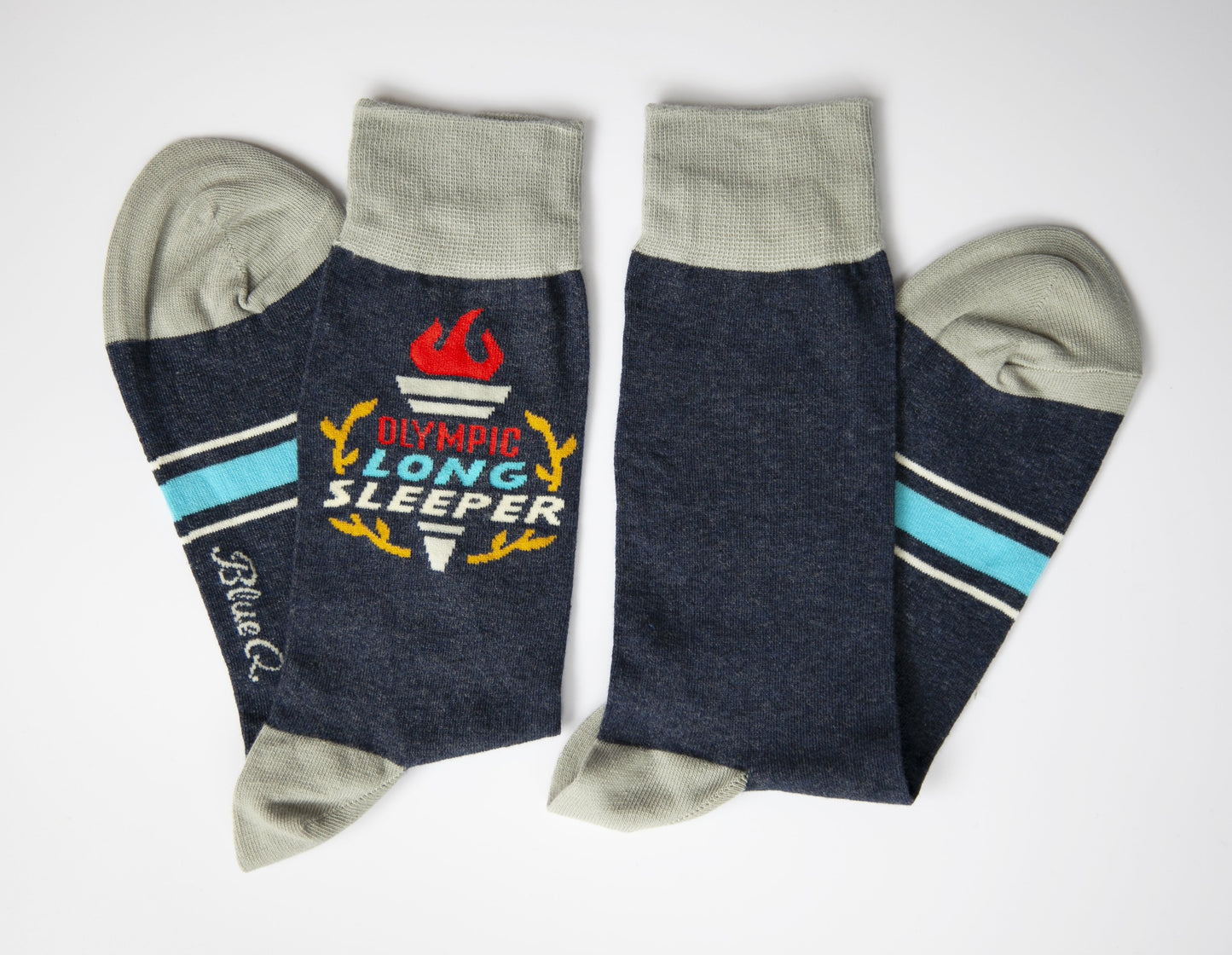 Blue Q - Men's Crew Socks - Olympic Long Sleeper