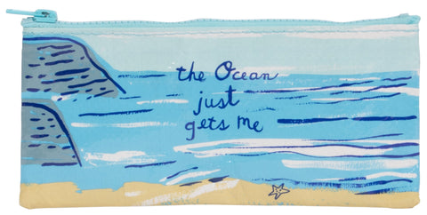 Blue Q - Pencil Case - The Ocean Just Gets Me