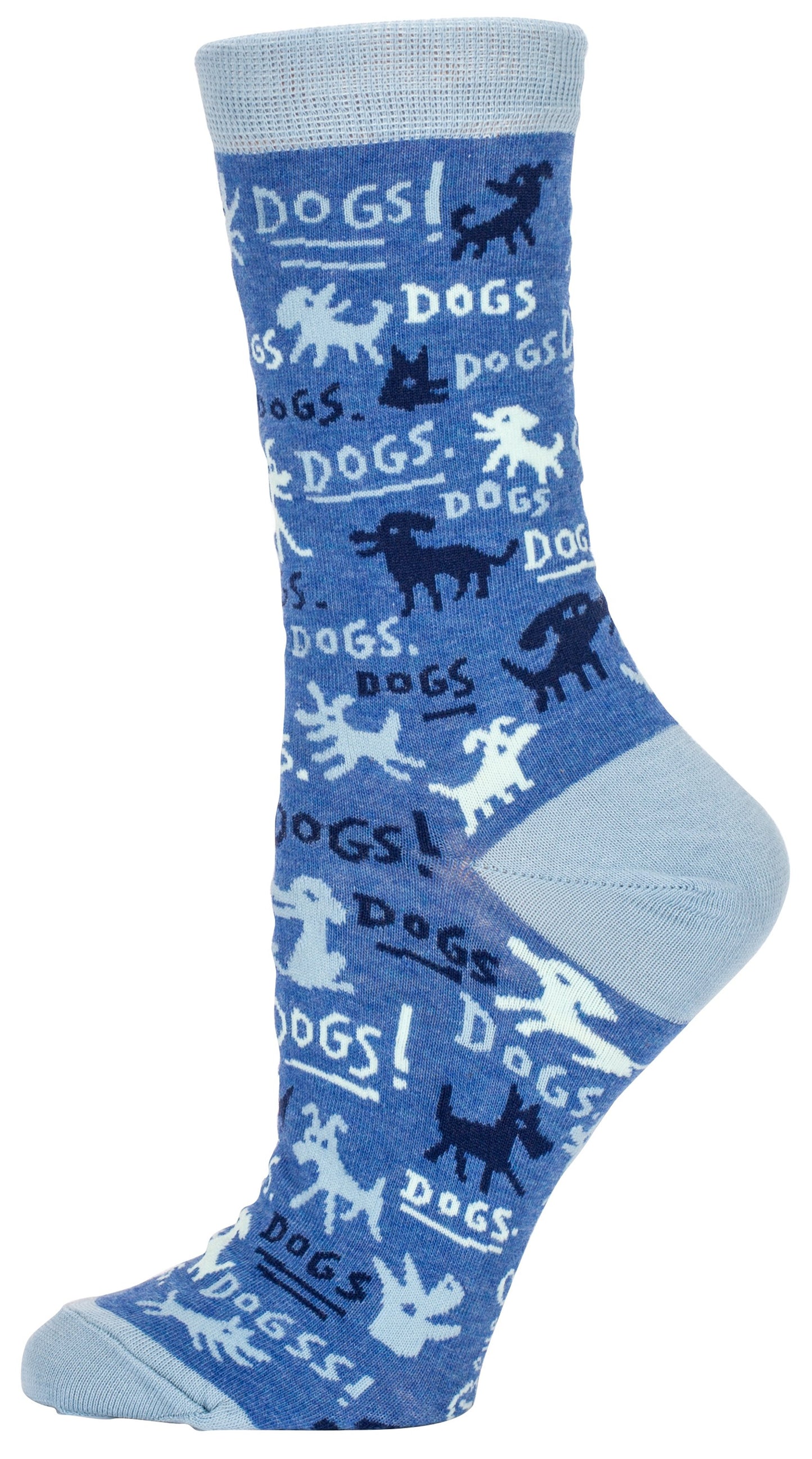 Blue Q - Women's Crew Socks - Dogs!