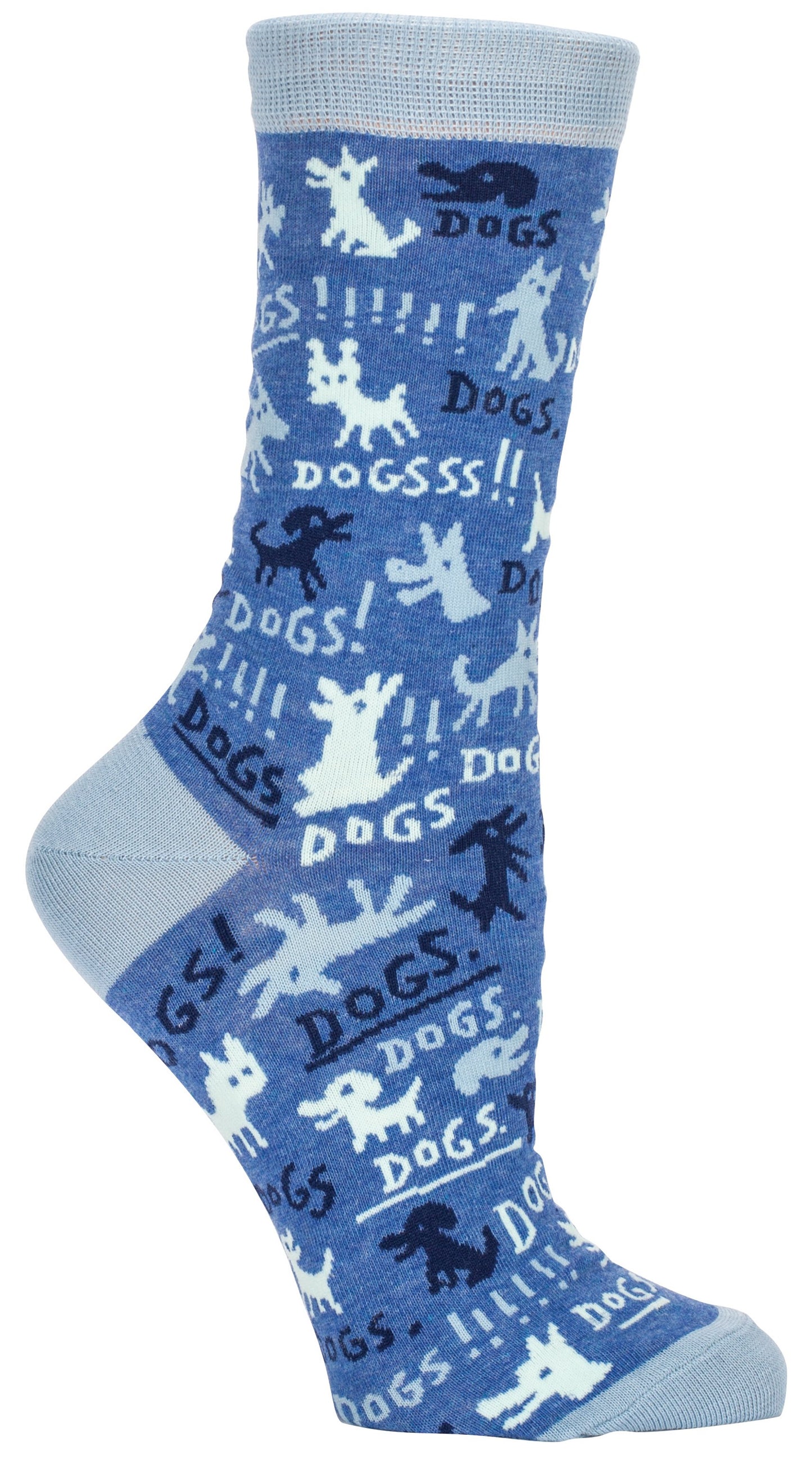 Blue Q - Women's Crew Socks - Dogs!