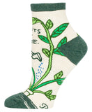 Blue Q - Women's Ankle Socks - Plants Get Me
