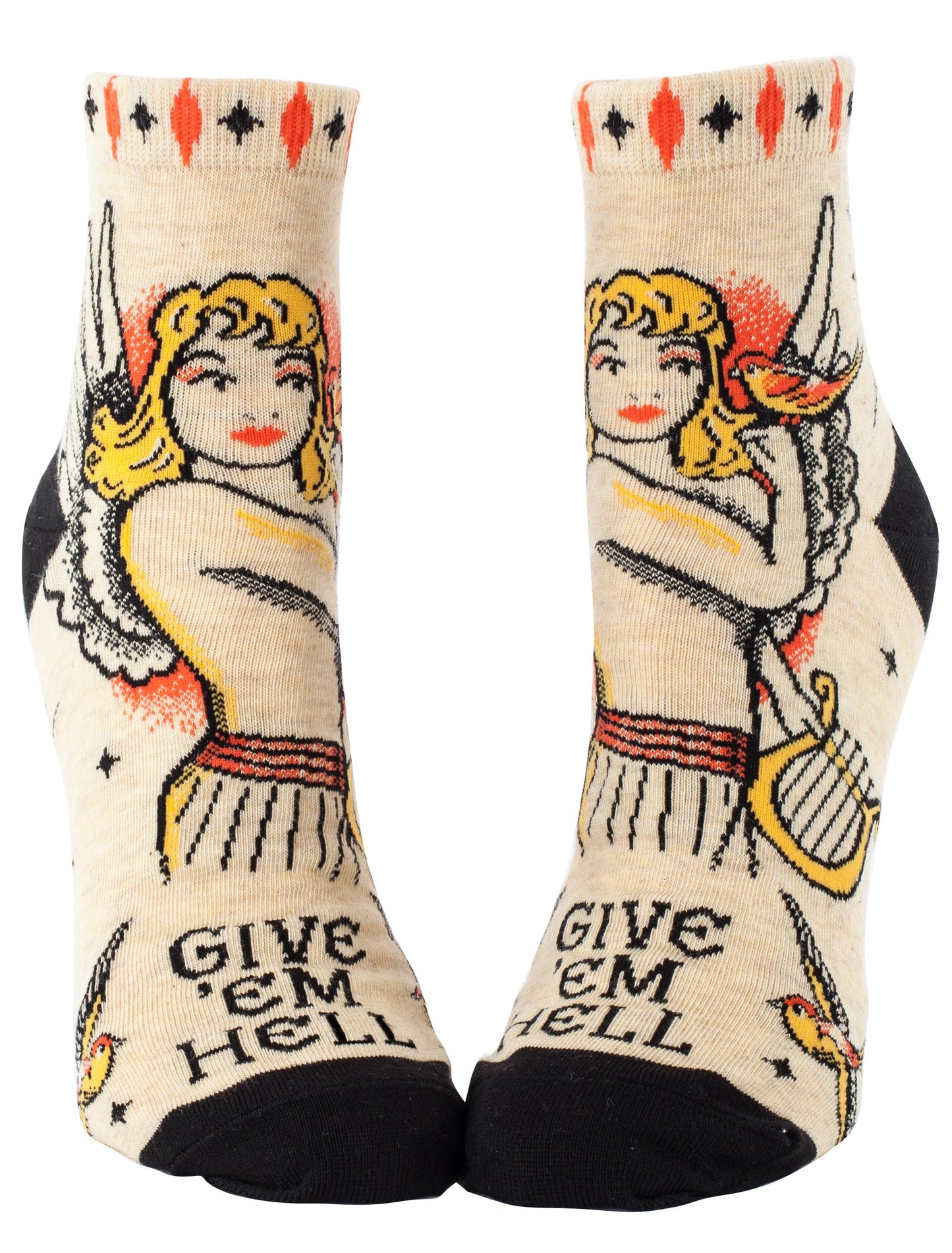 Blue Q - Women's Ankle Socks - Give 'em Hell