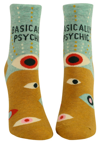 Blue Q - Women's Ankle Socks - Basically Psychic