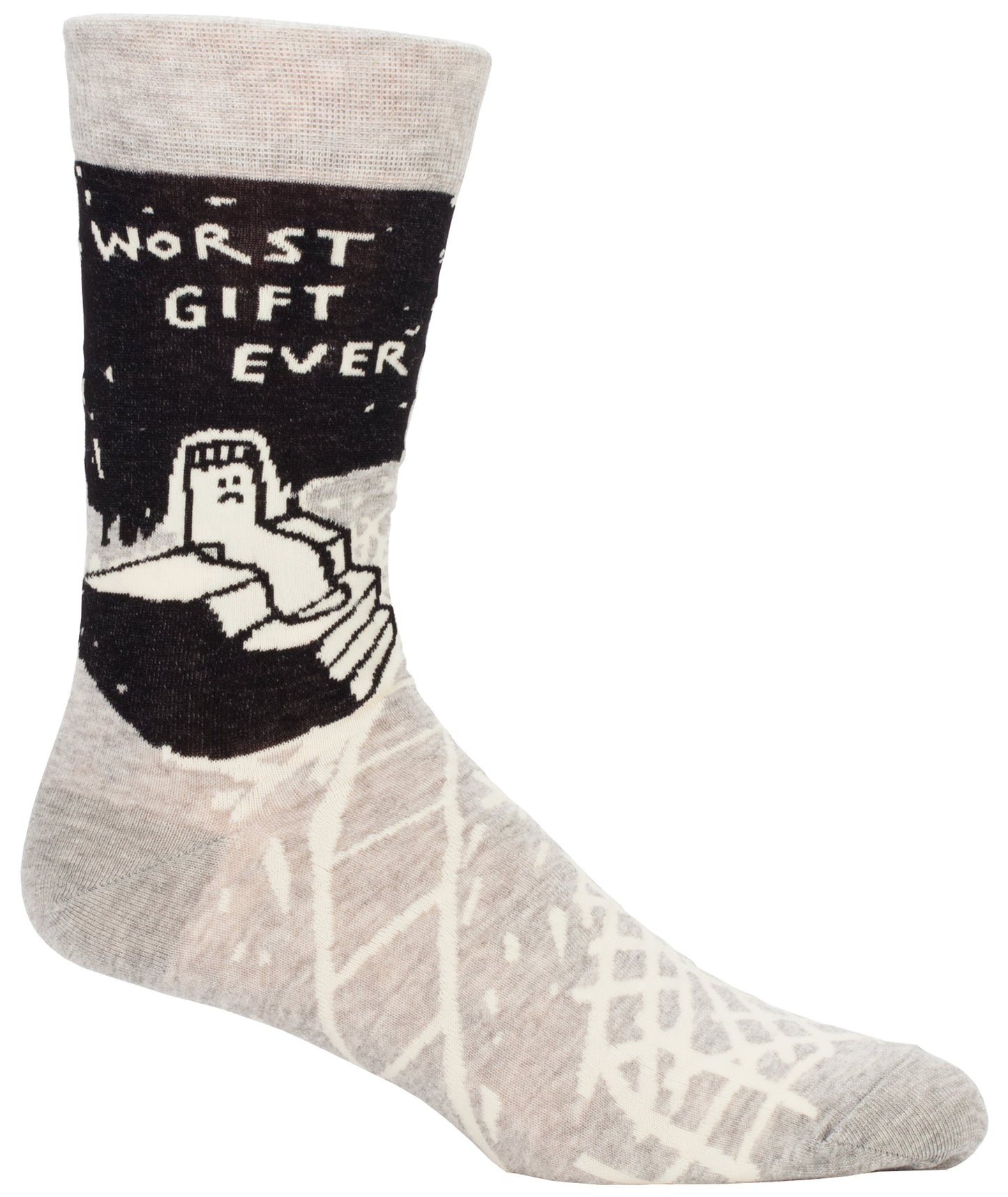Blue Q - Men's Crew Socks - Worst Gift Ever