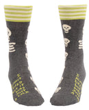 Blue Q - Men's Crew Socks - I Almost Died But It Was Just A Cold