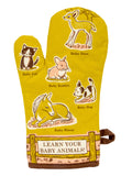 Blue Q - Oven Mitt - Learn Your Baby Animals