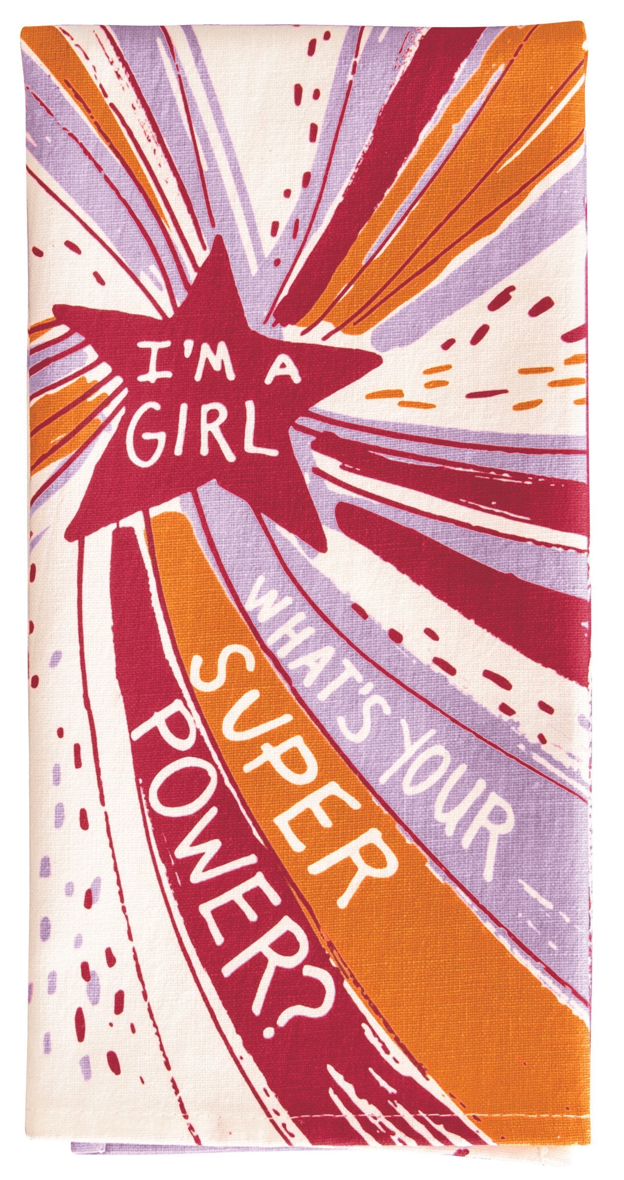 Blue Q - Dish Towel - I'm A Girl, What's Your Superpower?