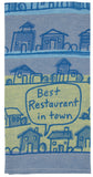 Blue Q - Dish Towel - Best Restaurant In Town