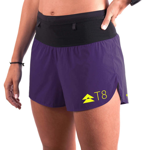T8 - Sherpa Shorts V2 - Purple - Women's